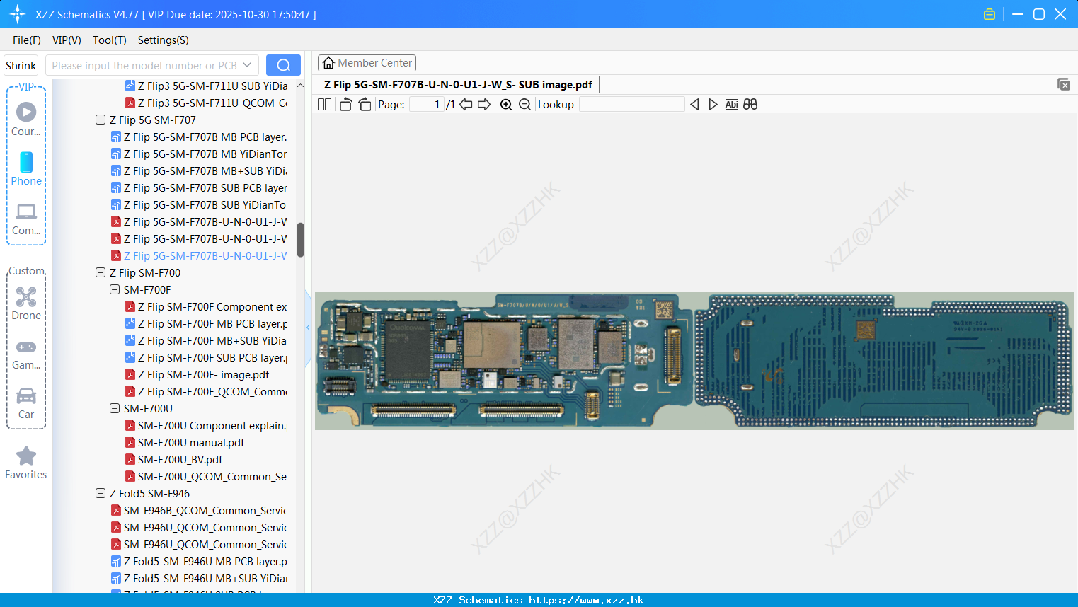 Samsung Z Flip 5G-SM-F707B-U-N-0-U1-J-W_S- SUB Image